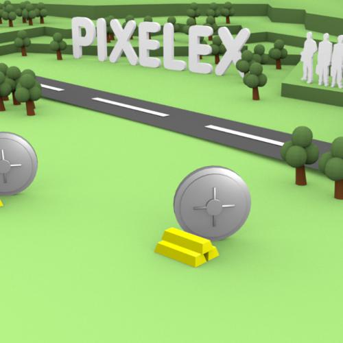 Pixelex intro animation preview image